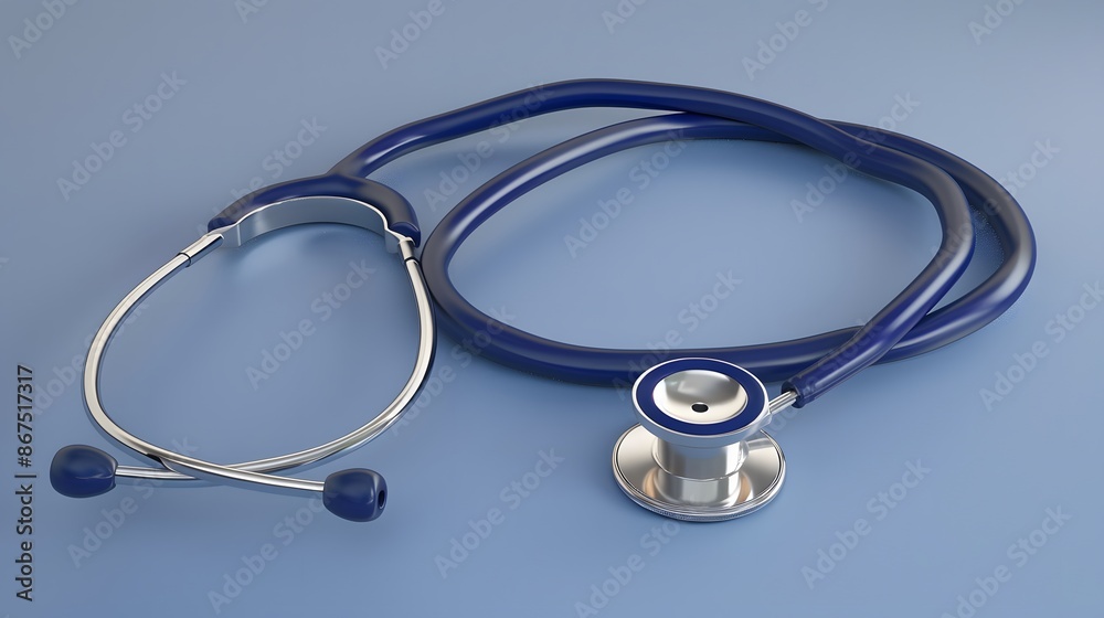 stethoscope for medical doctor diagnosis on blue health science laboratory background. stethoscope for medical doctor diagnosis on blue health science laboratory background.