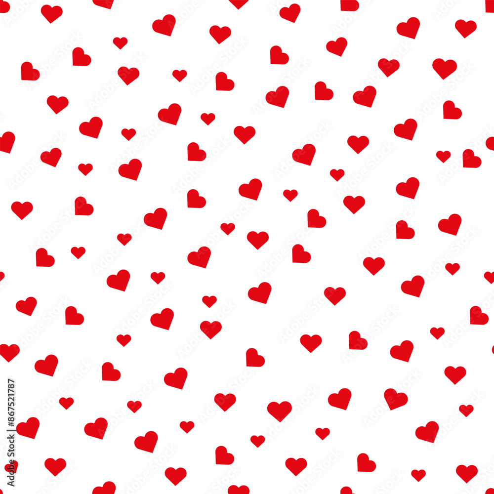 Pattern heart, pattern love, background heart. Valentine s Day. Red hearts seamless pattern Pattern heart, pattern love, background heart. Valentine s Day. Red hearts seamless pattern