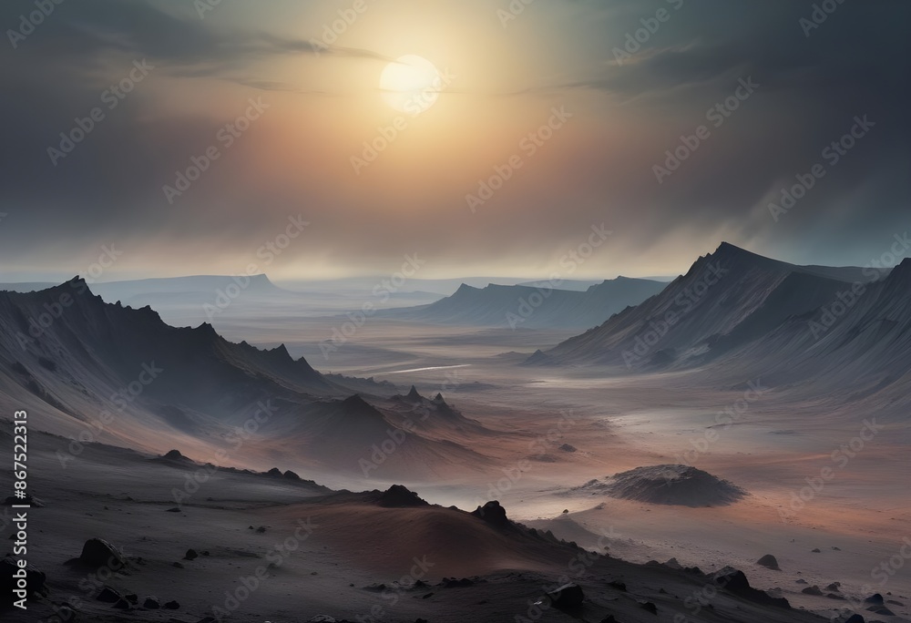 Fototapeta premium dark desert