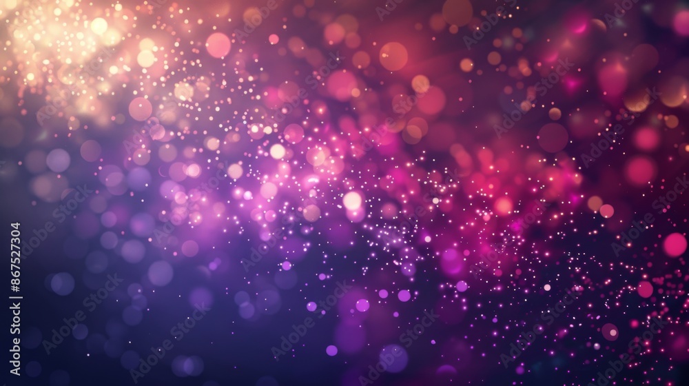 A captivating array of shimmering pink and purple bokeh lights scattered over a dark background, evoking a sense of magic, festivity, and whimsical beauty. A captivating array of shimmering pink and purple bokeh lights scattered over a dark background, evoking a sense of magic, festivity, and whimsical beauty.