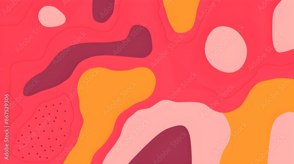 Abstract Shapes and Textures in hot pink Tones. Artistic Background Abstract Shapes and Textures in hot pink Tones. Artistic Background