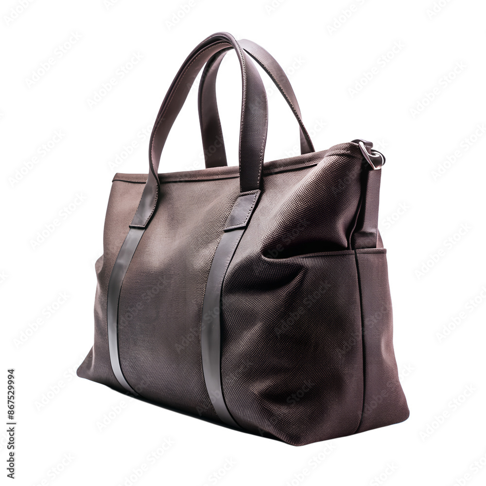 Modern with minimalist Designed black Bag made out of fabric isolated on background Modern with minimalist Designed black Bag made out of fabric isolated on background