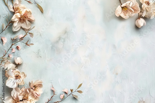 Chic background for Zoom meetings includes an open text area