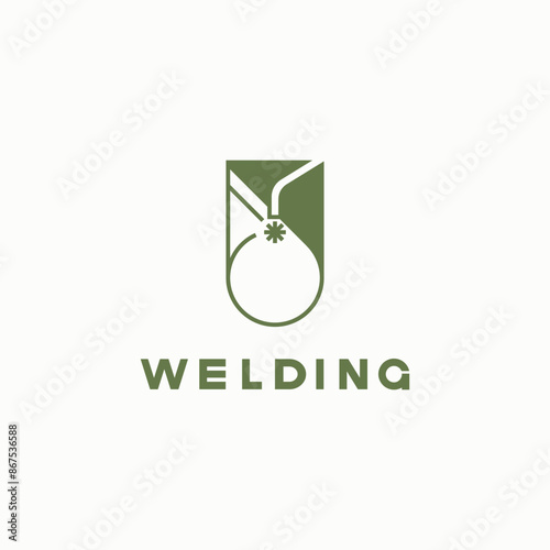 
illustration consisting of an image of a welded structure in the form of a symbol or logo