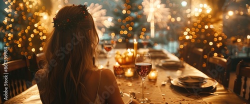 New Year'S Eve 2025 Party With Fireworks Celebration, Banner Background © Pic Pic