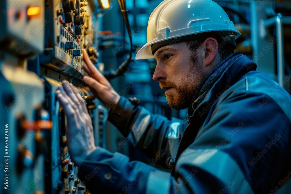 Electrical Technician Operating Control Panel Electrical Technician Operating Control Panel