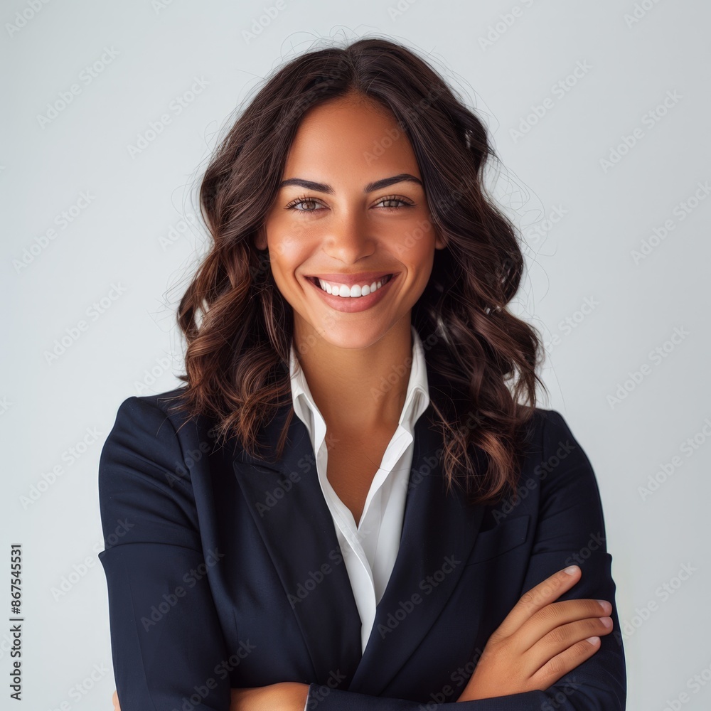 Smiling Businesswoman in a Suit Smiling Businesswoman in a Suit