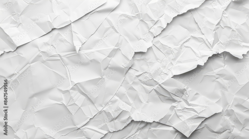 Fototapeta premium Paper background in white