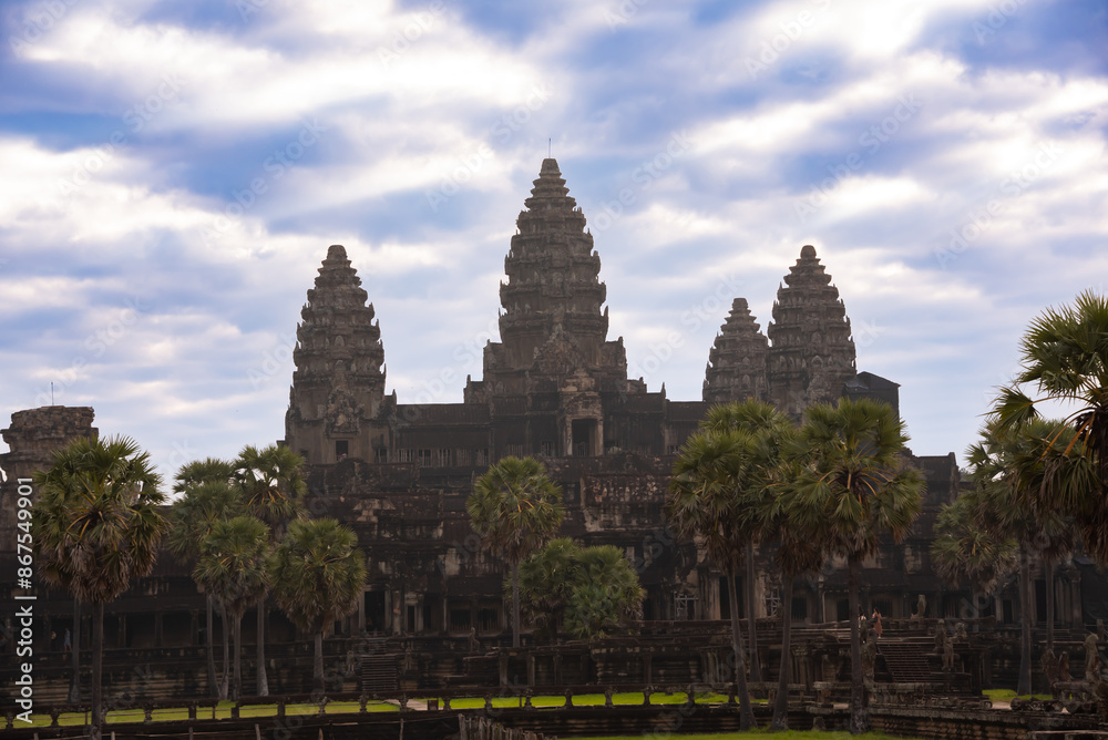Angkor Wat, ancient temple ruins in Cambodia Angkor Wat, ancient temple ruins in Cambodia