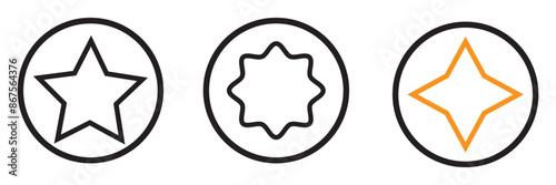 Quality Icon. symbol of award medal of winner champion in sport. vector set of trophy reward prize who come first place in rank. Outline sign of standard premium product with satisfaction guarantee