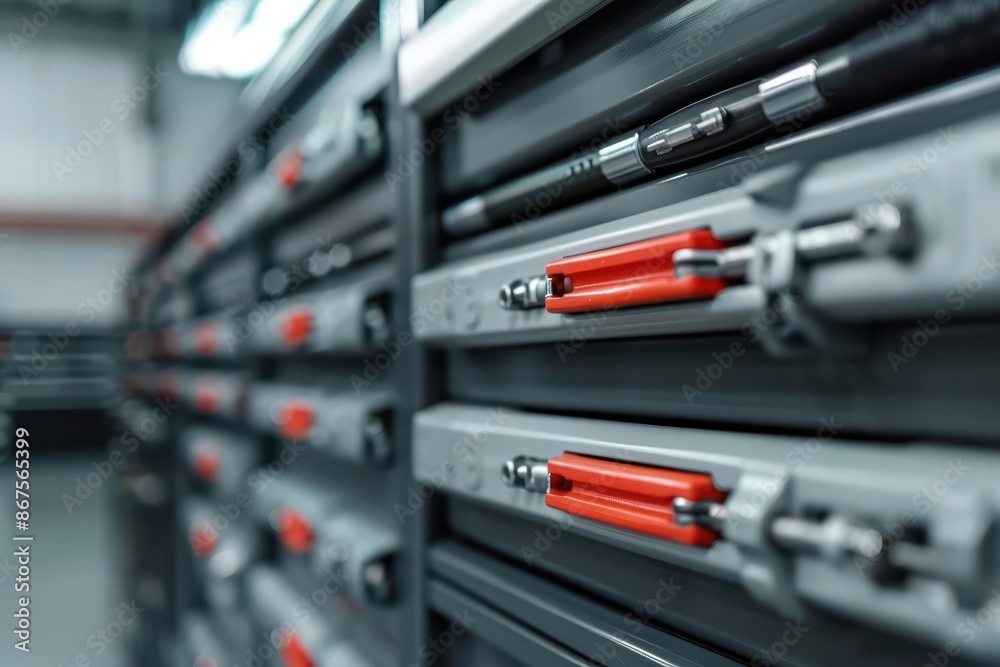 Tool chests equipped with smart inventory tracking and automated organization Tool chests equipped with smart inventory tracking and automated organization
