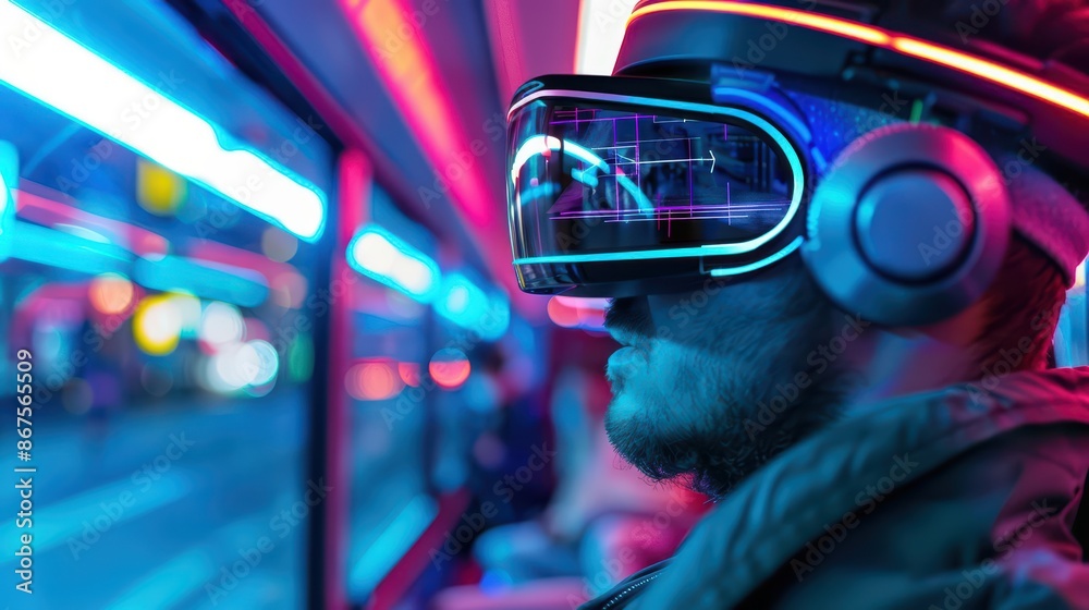 Tour buses with immersive augmented reality experiences for sightseeing Tour buses with immersive augmented reality experiences for sightseeing