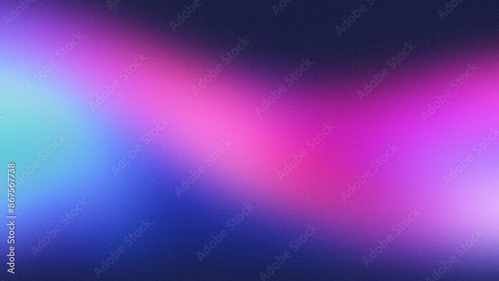 Obraz premium Vibrant Noisy Gradient Blur Background