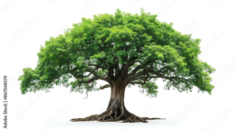 Obraz premium big tree with green leaves