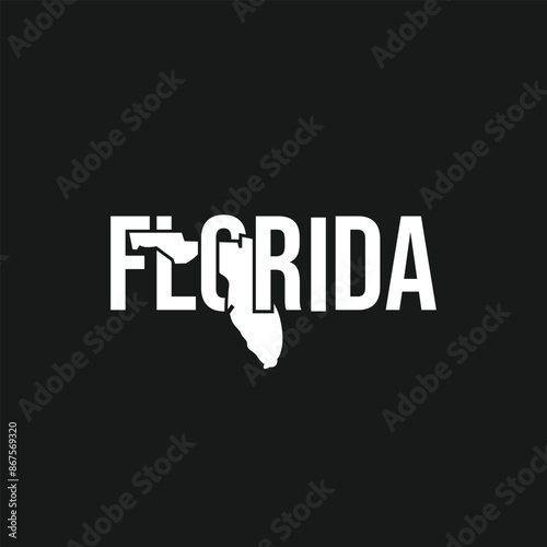 florida state icon logo vector design