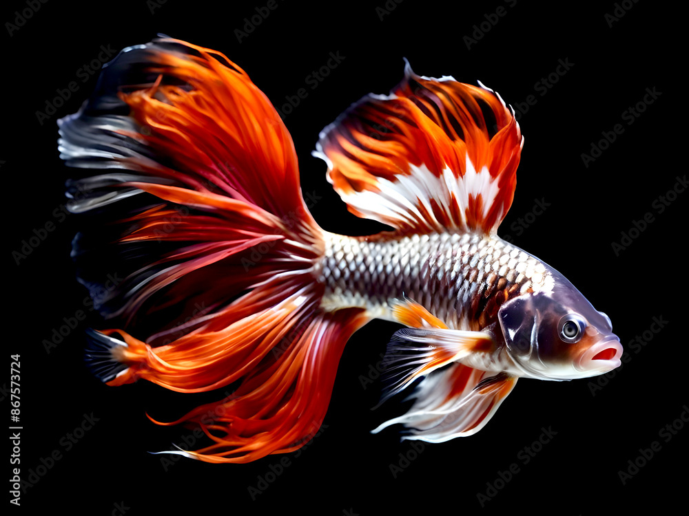 Fototapeta premium Thai fighting fish, beautiful fish
