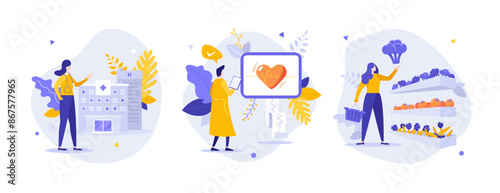Vector Business Character Set