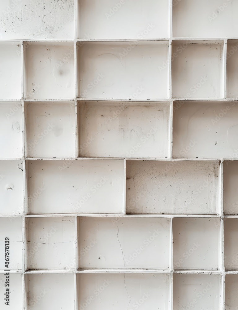 Modern Tile Wall with Square Designs Modern Tile Wall with Square Designs