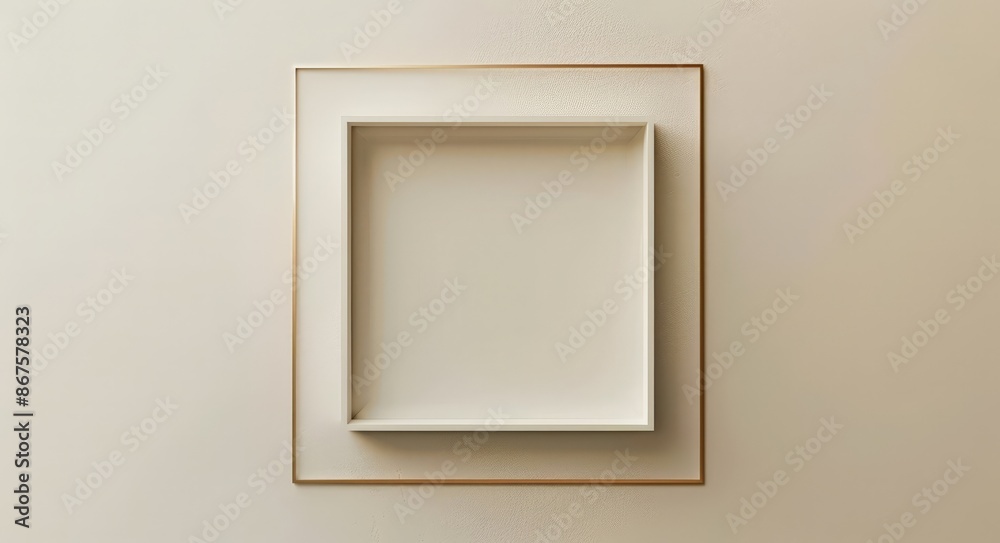 Modern Wall Art: Empty Square Frame Modern Wall Art: Empty Square Frame