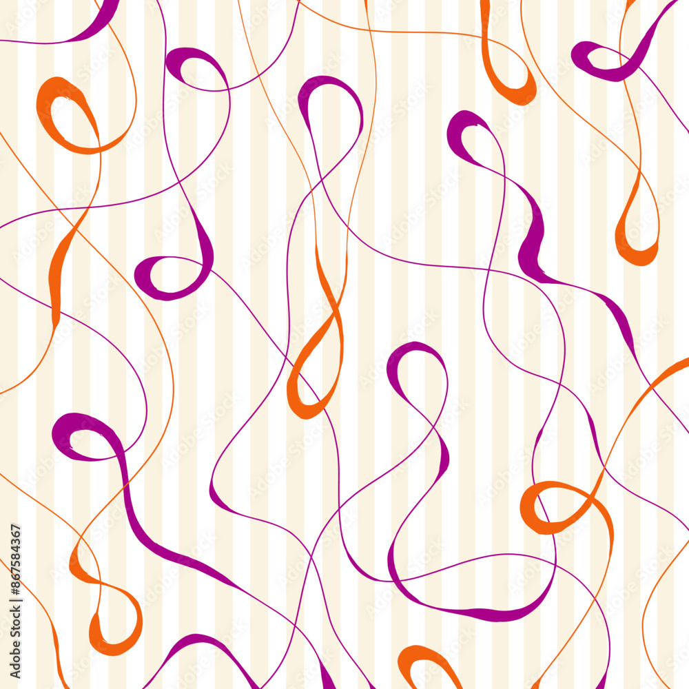 Abstract decorative wave pattern. Vector Illustration. Abstract decorative wave pattern. Vector Illustration.