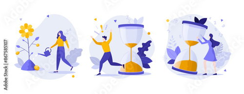 Vector Business Character Set