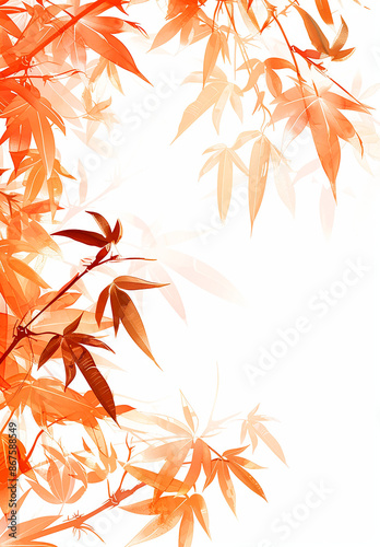 Wallpaper Mural 秋の紅葉の水彩風イラスト絵画　Generative AI
 Torontodigital.ca