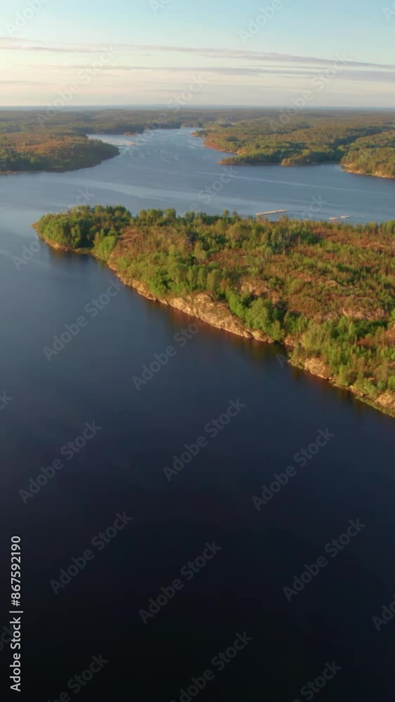 Aerial view of beautiful Finland landscape Aerial view of beautiful Finland landscape