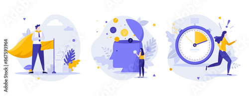 Vector Business Character Set