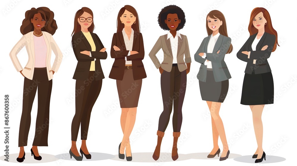 Fototapeta premium Diverse Professional Businesswomen