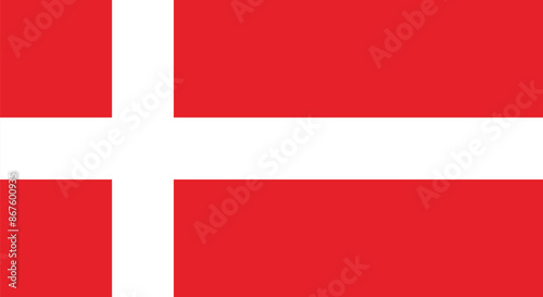 Free Download The national flag of Denmark vector illustration - GFXLoad