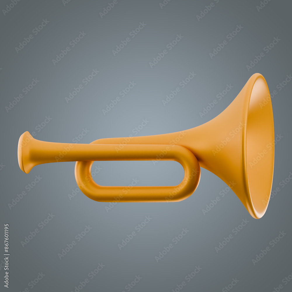 Premium Memorial Day saxophone icon 3d rendering on isolated background Premium Memorial Day saxophone icon 3d rendering on isolated background