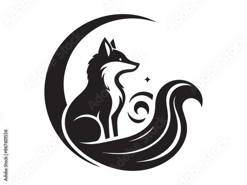 Wallpaper Mural Hand drawn animal silhouette illustration Torontodigital.ca