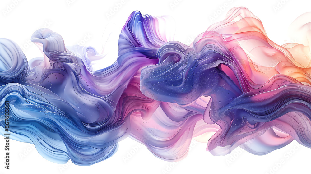 The image is an abstract painting . isolate on white background The image is an abstract painting . isolate on white background