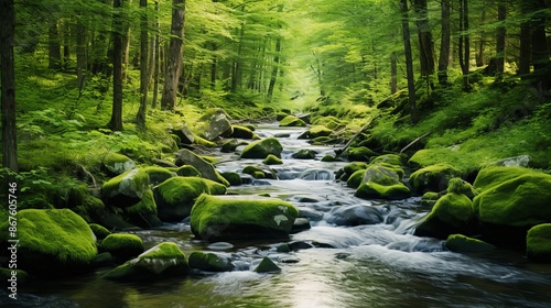 Mystical Forest Stream.