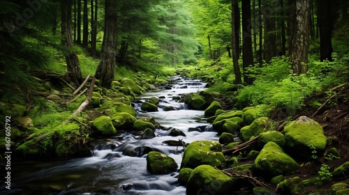 Mystical Forest Stream.