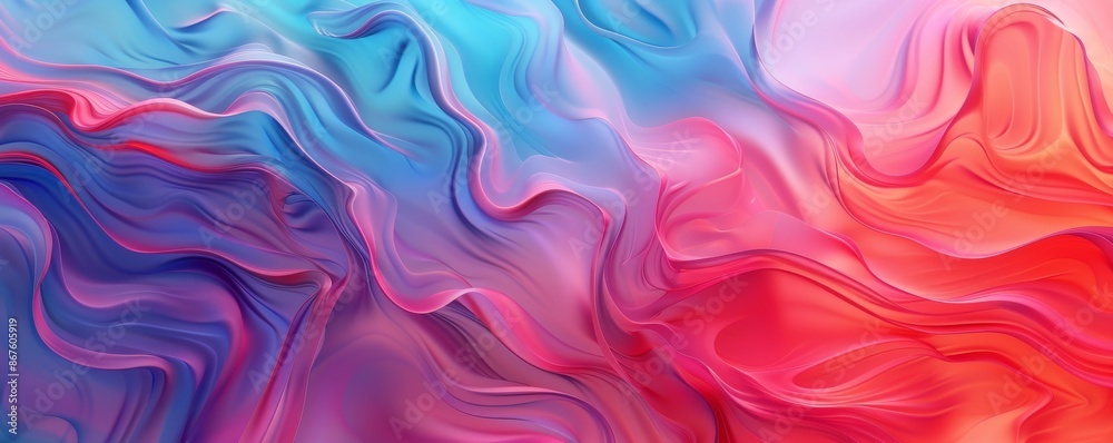 Abstract colorful fluid art with vibrant hues of red, pink, blue, and purple, modern digital art. Vibrant creativity and artistic expression concept Abstract colorful fluid art with vibrant hues of red, pink, blue, and purple, modern digital art. Vibrant creativity and artistic expression concept