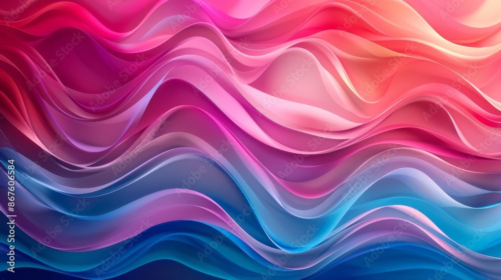 Abstract colorful wave patterns in pink and blue tones, vibrant and dynamic background. Modern digital art concept Abstract colorful wave patterns in pink and blue tones, vibrant and dynamic background. Modern digital art concept