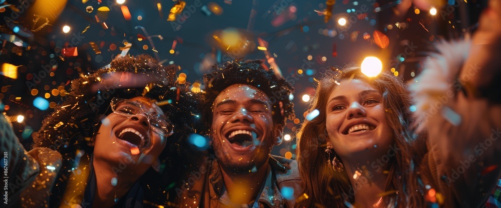 Friends Celebrating New Year'S Friends Celebrating New Year'S