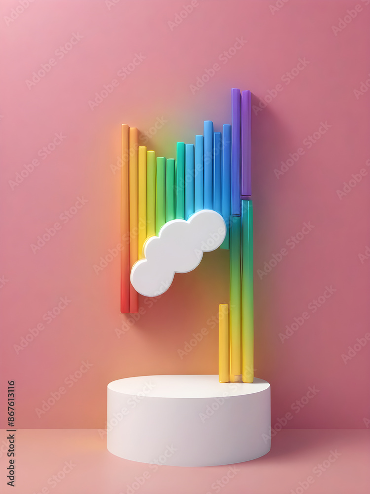 minimal blank search bar on rainbow background. web search concept. minimal blank search bar on rainbow background. web search concept.