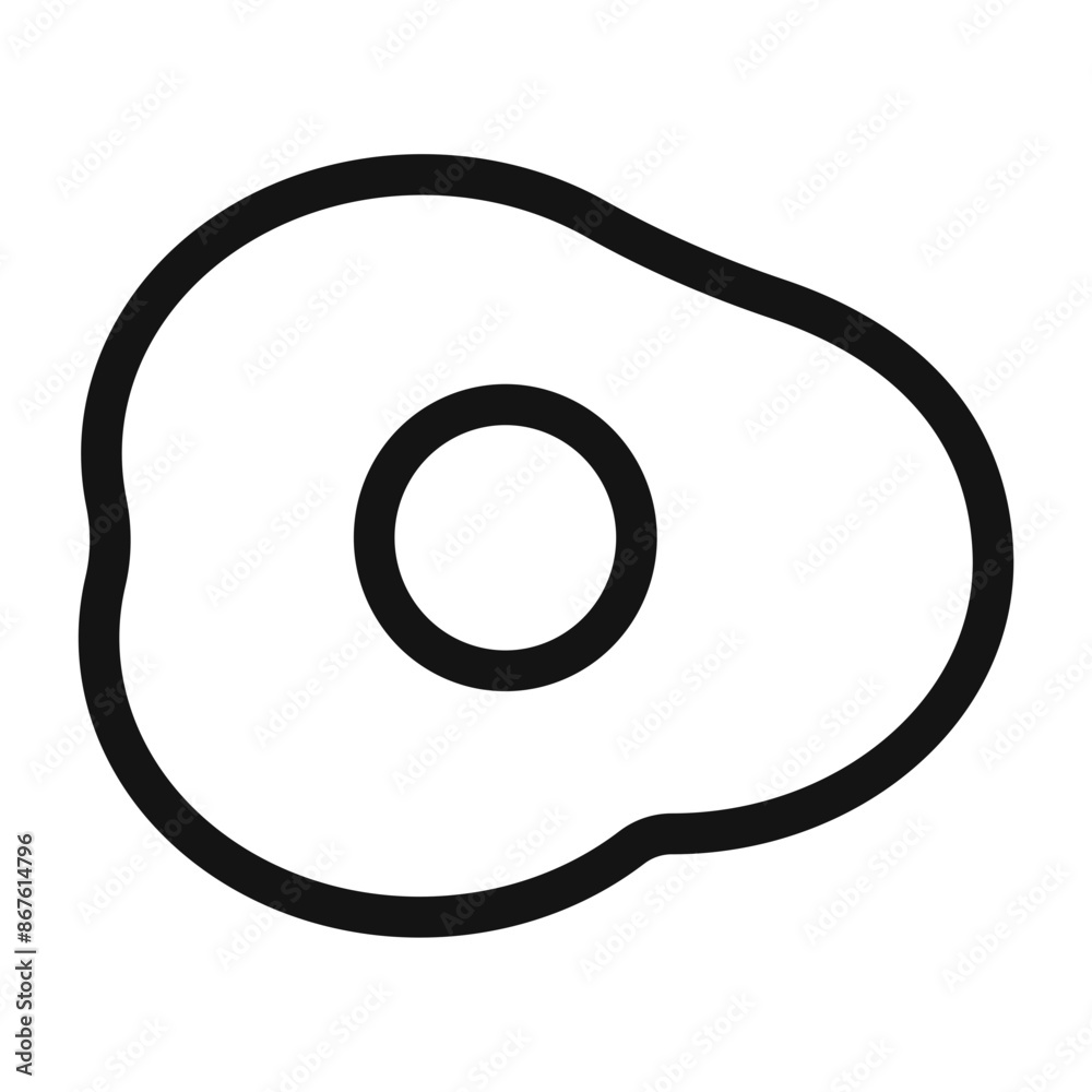 Fried Egg Icon Collection Breakfast and Brunch Illustrations for Culinary Projects Fried Egg Icon Collection Breakfast and Brunch Illustrations for Culinary Projects