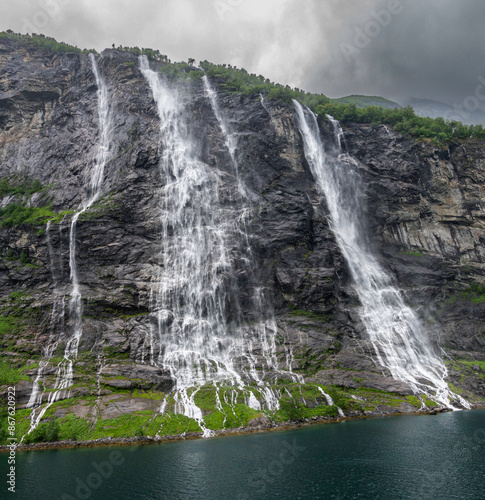 seven sisters waterfall in norway