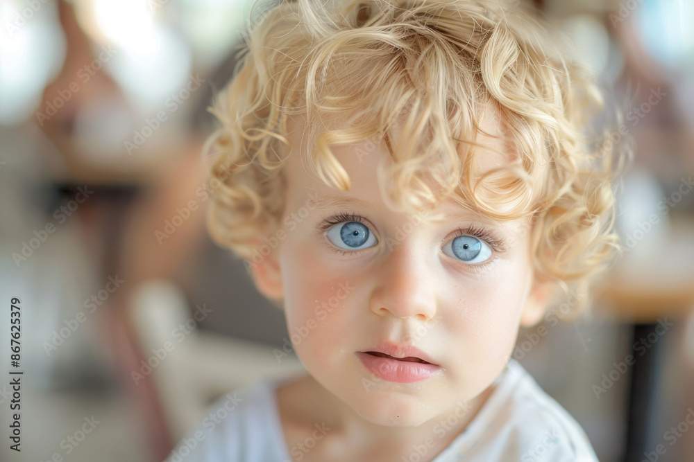 Curle Blond Kid - Cute child - Young Boy Curle Blond Kid - Cute child - Young Boy