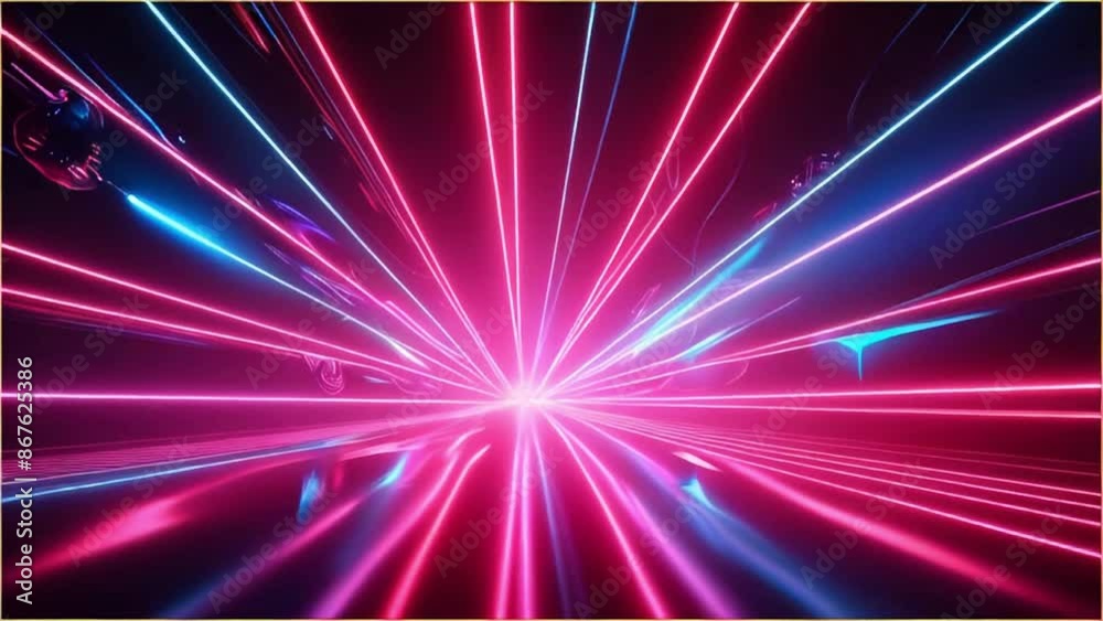 glowing neon laser lights with vibrant colors and dynamic patterns glowing neon laser lights with vibrant colors and dynamic patterns