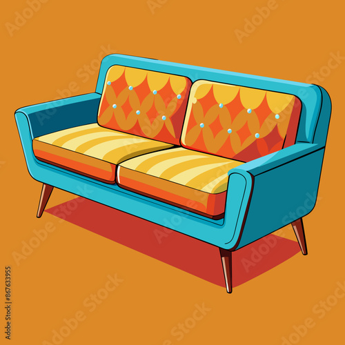 Sofa vector illustration 