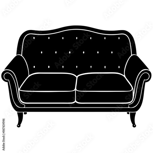 Sofa vector illustration 