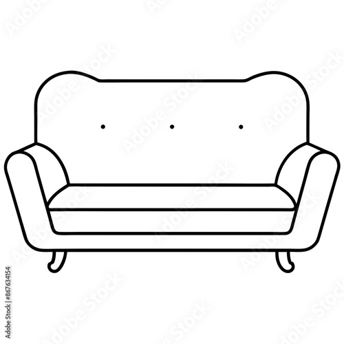 Sofa vector illustration 