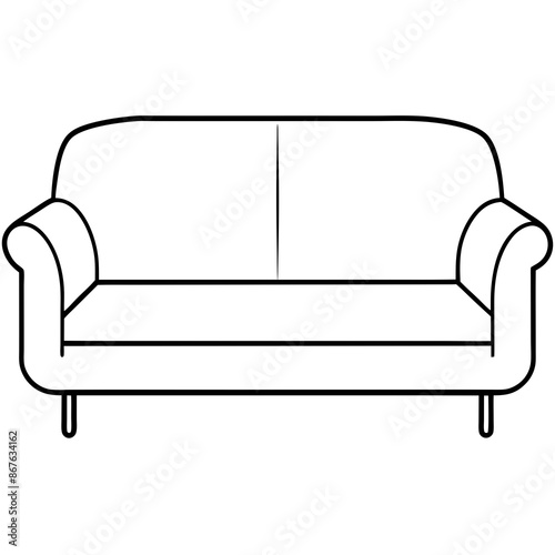 Sofa vector illustration 