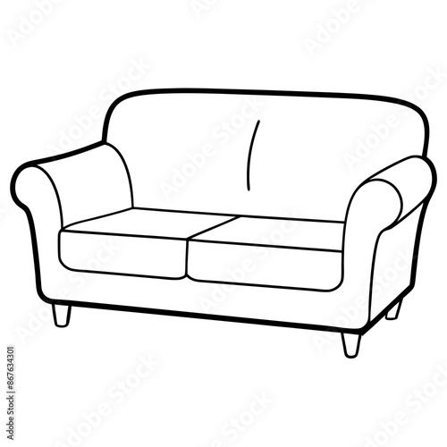 Sofa vector illustration 