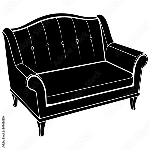 Sofa vector illustration 