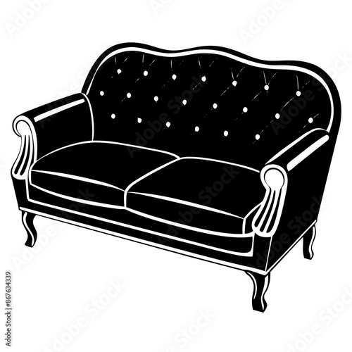 Sofa vector illustration 